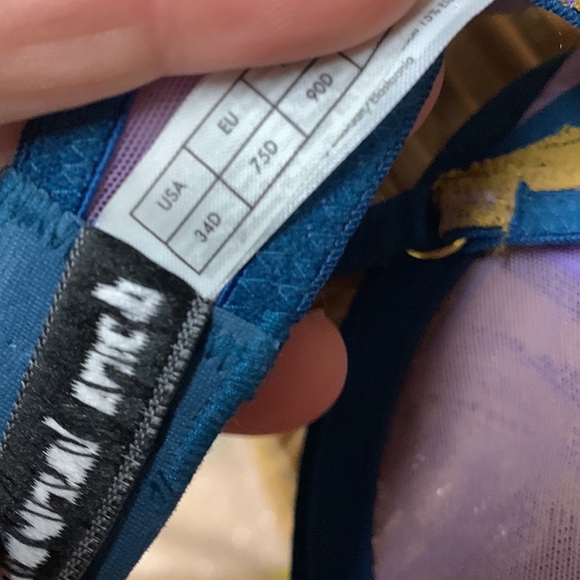 KARLA LACE HIGH APEX UNDERWIRE BRA34 D new without tags - Picture 8 of 9